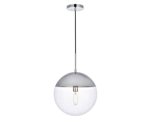 Elegant Pendant Light - Chrome, L 14" (LD6047C)