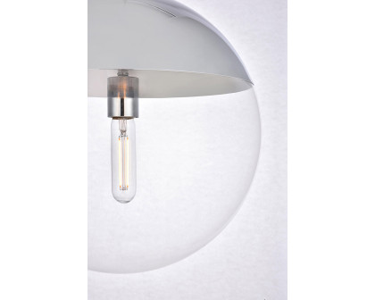 Elegant Pendant Light - Chrome, L 14" (LD6047C)