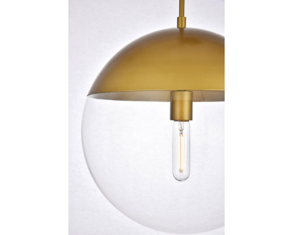 Elegant Pendant Light - Brass, L 14" (LD6049BR)