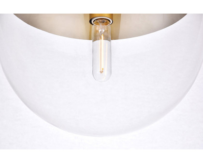 Elegant Pendant Light - Brass, L 14" (LD6049BR)