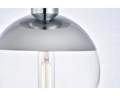 Elegant Flush Mount Light - Chrome, L 8" (LD6053C)