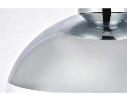 Elegant Flush Mount Light - Chrome, L 12" (LD6059C)