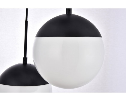 Elegant Pendant Light - Black/Glass Matte (LD6068BK)