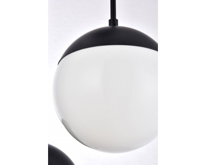 Elegant Pendant Light - Black/Glass Matte (LD6068BK)