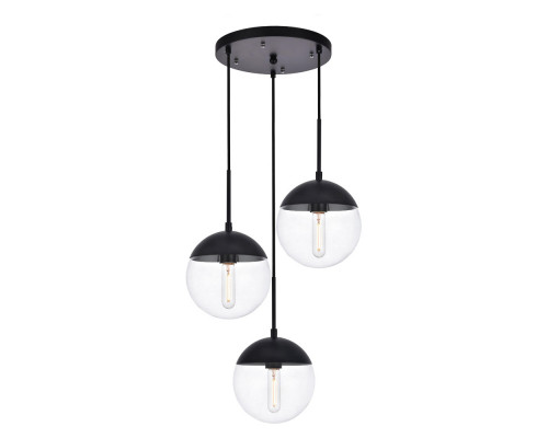 Elegant Pendant Light - Black (LD6069BK)