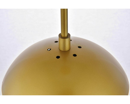 Elegant Pendant Light - Brass/Glass Matte (LD6072BR)