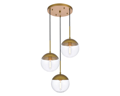 Elegant Pendant Light - Brass (LD6073BR)