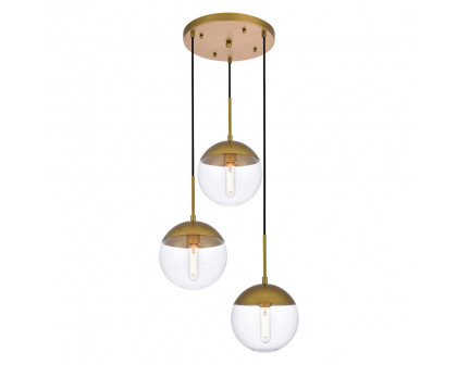 Elegant Pendant Light - Brass (LD6073BR)