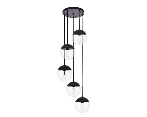 Elegant Pendant Light - Black (LD6075BK)