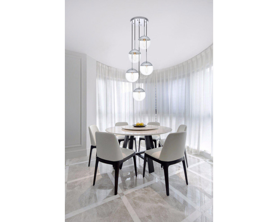 Elegant Pendant Light - Chrome (LD6077C)