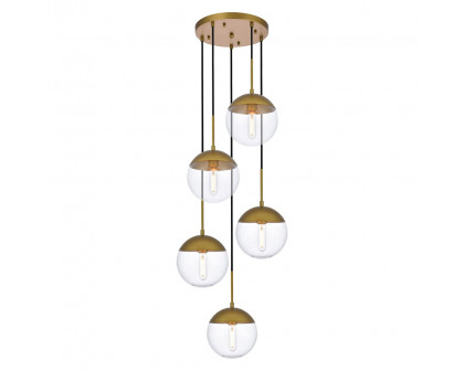 Elegant Pendant Light - Brass (LD6079BR)