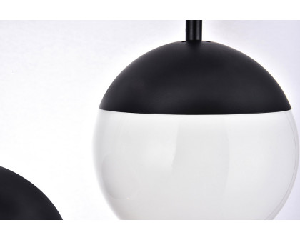 Elegant Pendant Light - Black/Glass Matte (LD6080BK)