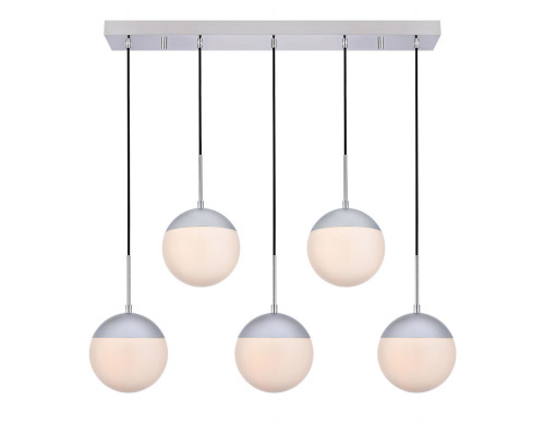 Elegant Pendant Light - Chrome/Glass Matte (LD6082C)