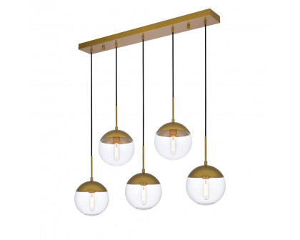 Elegant Pendant Light - Brass (LD6085BR)