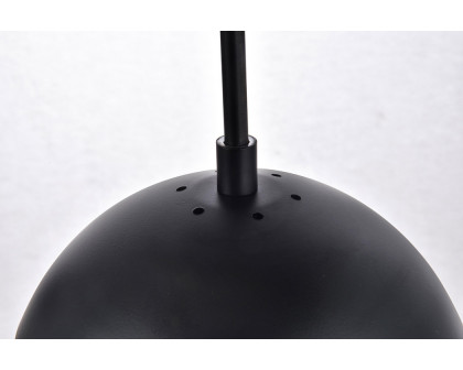 Elegant Pendant Light - Black/Glass Matte (LD6086BK)