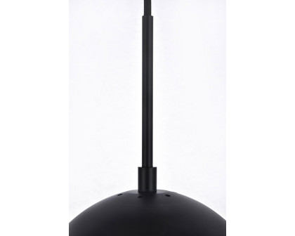 Elegant Pendant Light - Black/Glass Matte (LD6086BK)