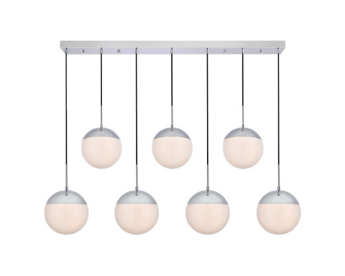 Elegant Pendant Light - Chrome/Glass Matte (LD6088C)