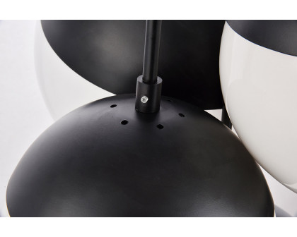 Elegant Pendant Light - Black/Glass Matte (LD6092BK)