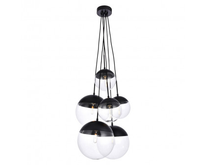 Elegant Pendant Light - Black (LD6093BK)