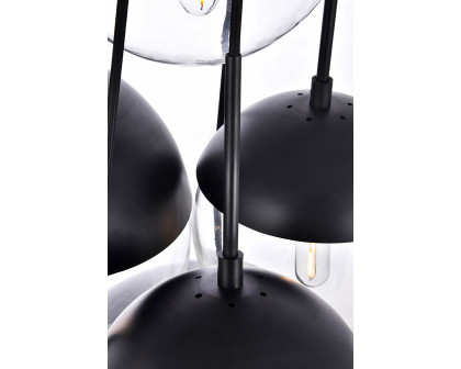 Elegant Pendant Light - Black (LD6093BK)