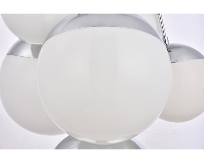 Elegant Pendant Light - Chrome/Glass Matte (LD6094C)