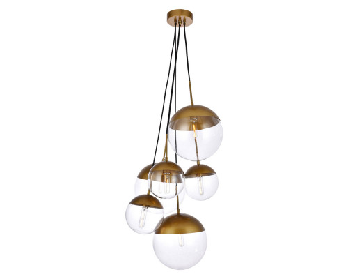 Elegant Pendant Light - Brass (LD6097BR)