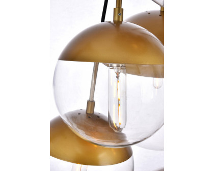 Elegant Pendant Light - Brass (LD6097BR)