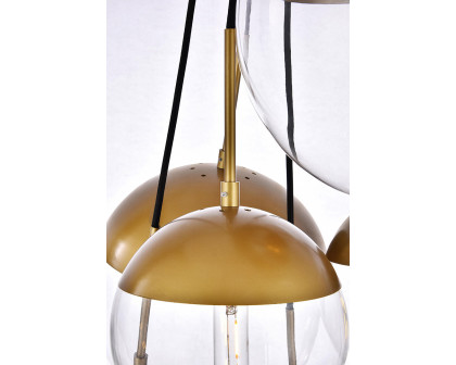 Elegant Pendant Light - Brass (LD6097BR)