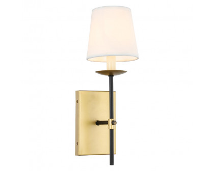 Elegant Wall Sconce - Brass/Black (LD6102W4BRBK)