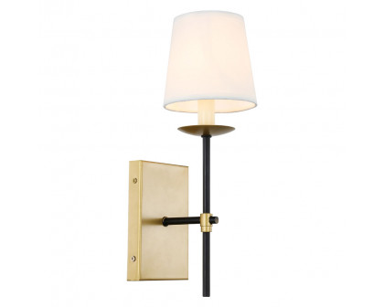 Elegant Wall Sconce - Brass/Black (LD6102W4BRBK)