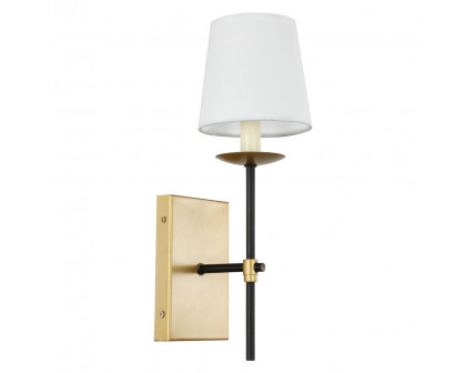 Elegant Wall Sconce - Brass/Black (LD6102W4BRBK)