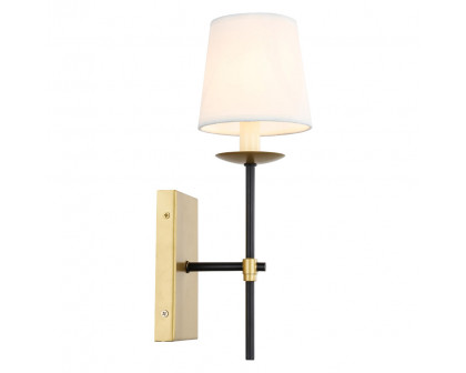 Elegant Wall Sconce - Brass/Black (LD6102W4BRBK)