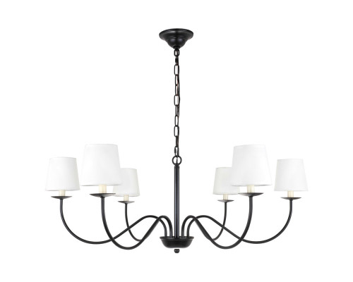 Elegant Chandelier - Black (LD6103D37BK)