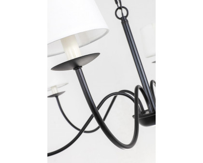 Elegant Chandelier - Black (LD6103D37BK)