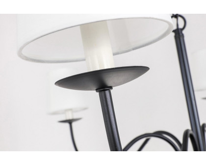 Elegant Chandelier - Black (LD6103D37BK)