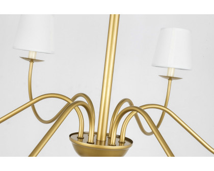 Elegant Chandelier - Brass (LD6103D37BR)