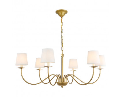 Elegant Chandelier - Brass (LD6103D37BR)