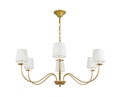 Elegant Chandelier - Brass (LD6103D37BR)