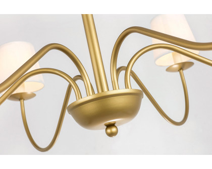 Elegant Chandelier - Brass (LD6103D37BR)