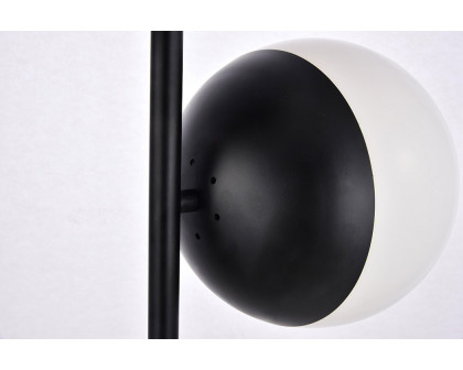 Elegant LED Floor Lamp - Black/Glass Matte (LD6110BK)