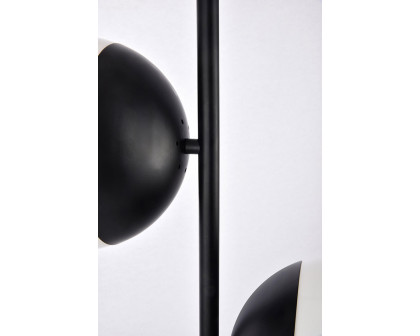 Elegant LED Floor Lamp - Black/Glass Matte (LD6110BK)