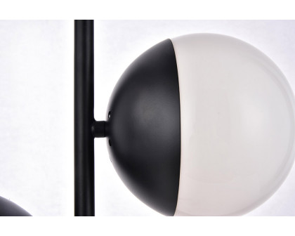 Elegant LED Floor Lamp - Black/Glass Matte (LD6110BK)