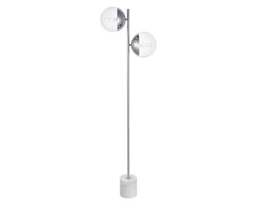 Elegant LED Floor Lamp - Chrome (LD6113C)