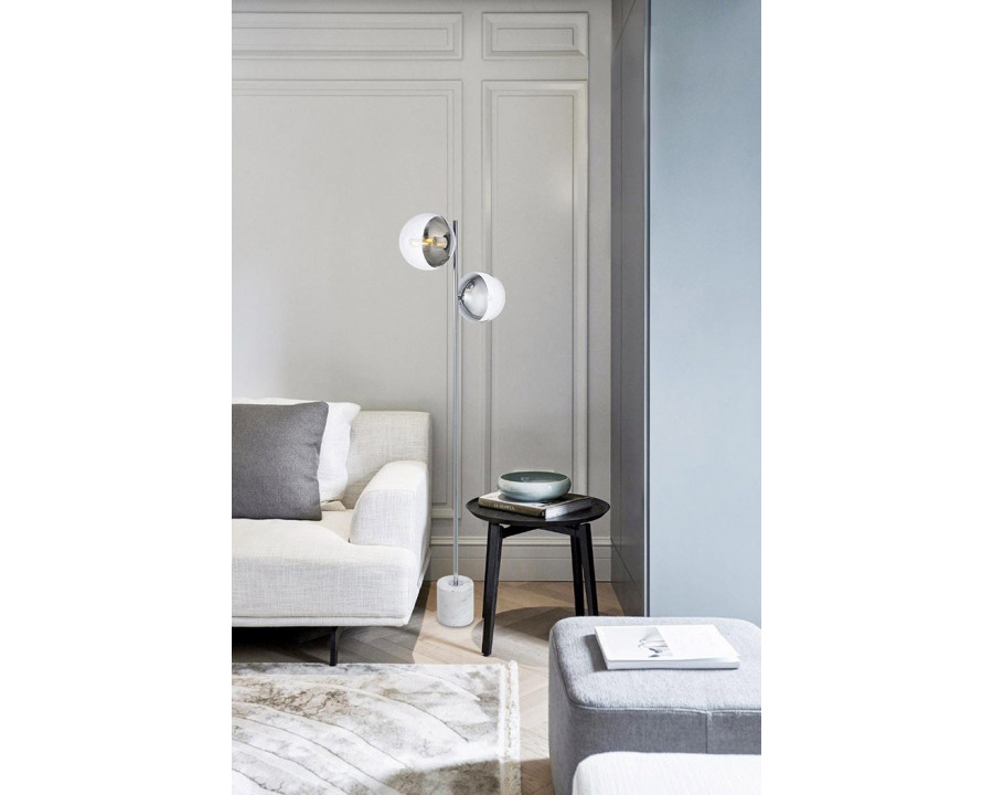 Elegant LED Floor Lamp - Chrome (LD6113C)