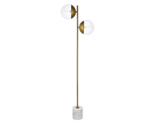 Elegant LED Floor Lamp - Brass (LD6115BR)