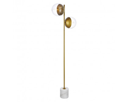 Elegant LED Floor Lamp - Brass (LD6115BR)