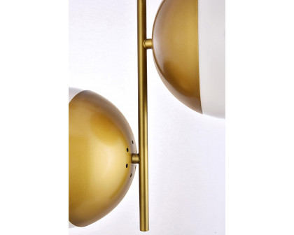 Elegant Pendant Light - Brass/Glass Matte (LD6120BR)