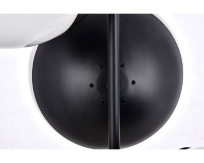 Elegant Pendant Light - Black/Glass Matte (LD6122BK)