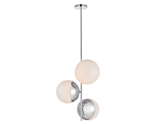 Elegant Pendant Light - Chrome/Glass Matte (LD6124C)