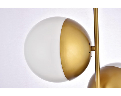 Elegant Pendant Light - Brass/Glass Matte (LD6126BR)